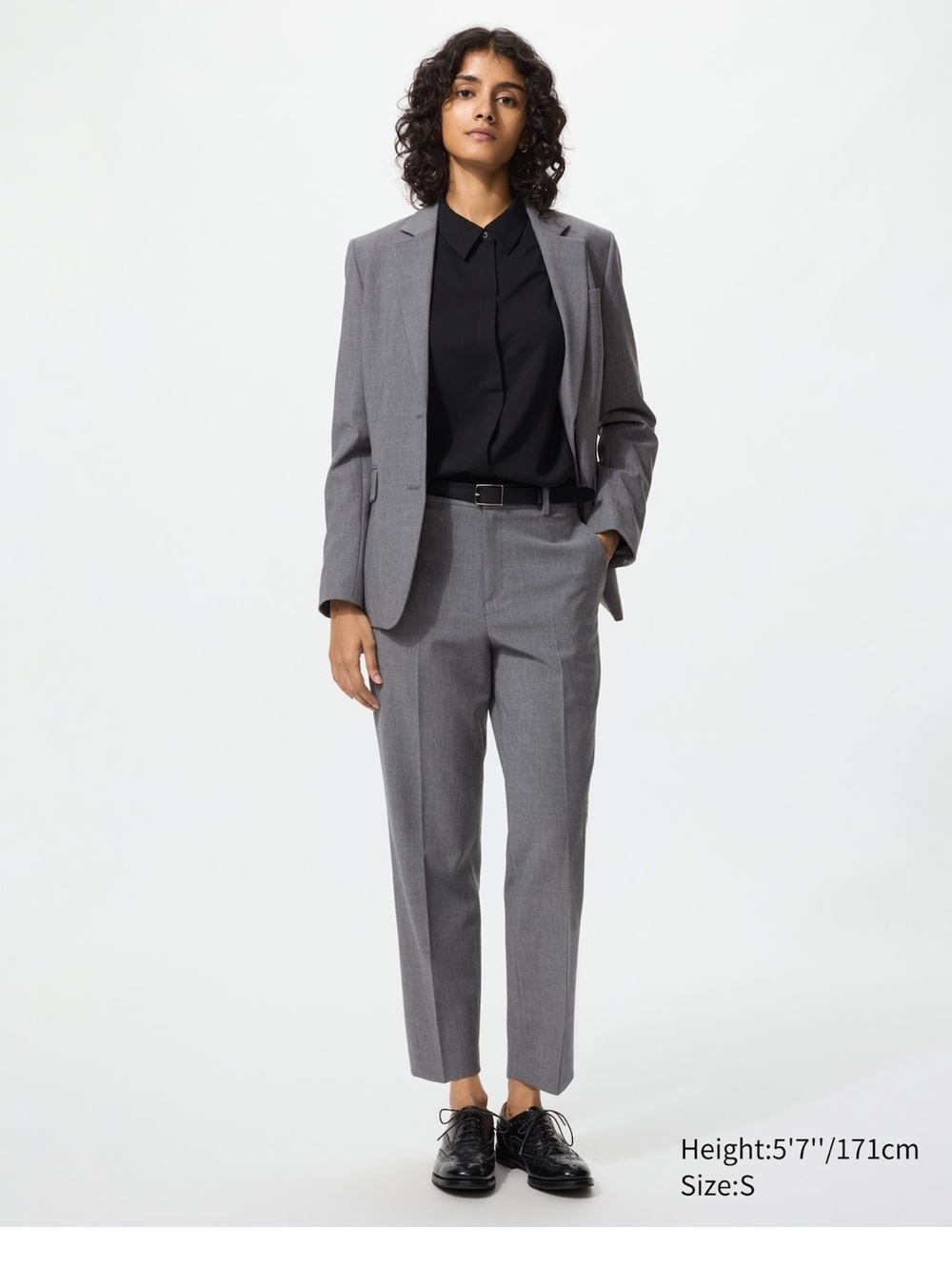 Uniqlo Gray Women's Smart Ankle Pants